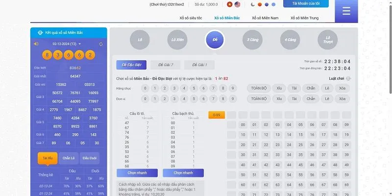 Kiểu đánh đề trong xổ số Miền Bắc tại trang Ww88
